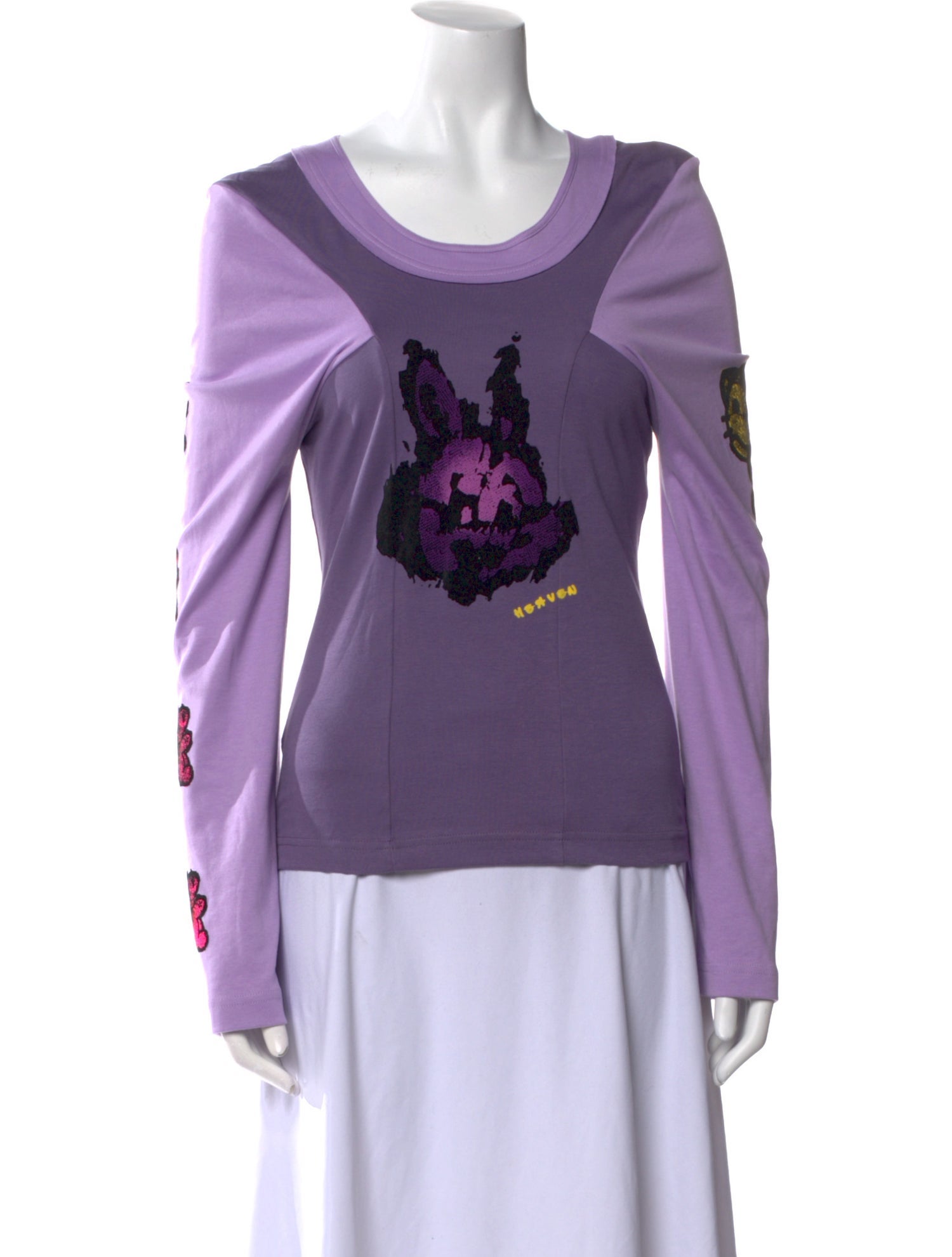 Heaven by Marc Jacobs x Kiko Kostadinov Graphic Print Scoop Neck T-Shirt