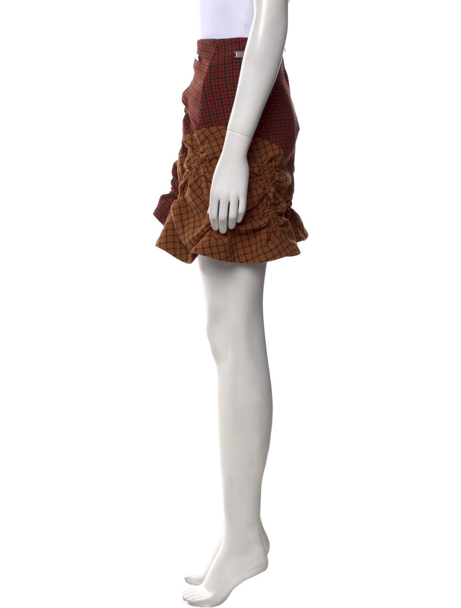 Heaven by Marc Jacobs x Kiko Kostadinov Plaid Print Mini Skirt