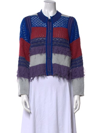 Heaven by Marc Jacobs x Kiko Kostadinov Plaid Print Mock Neck Crop Top