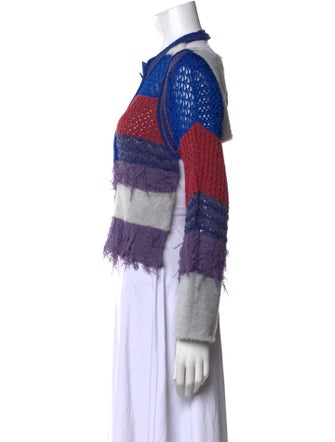 Heaven by Marc Jacobs x Kiko Kostadinov Plaid Print Mock Neck Crop Top