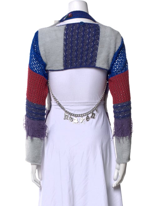 Heaven by Marc Jacobs x Kiko Kostadinov Plaid Print Mock Neck Crop Top