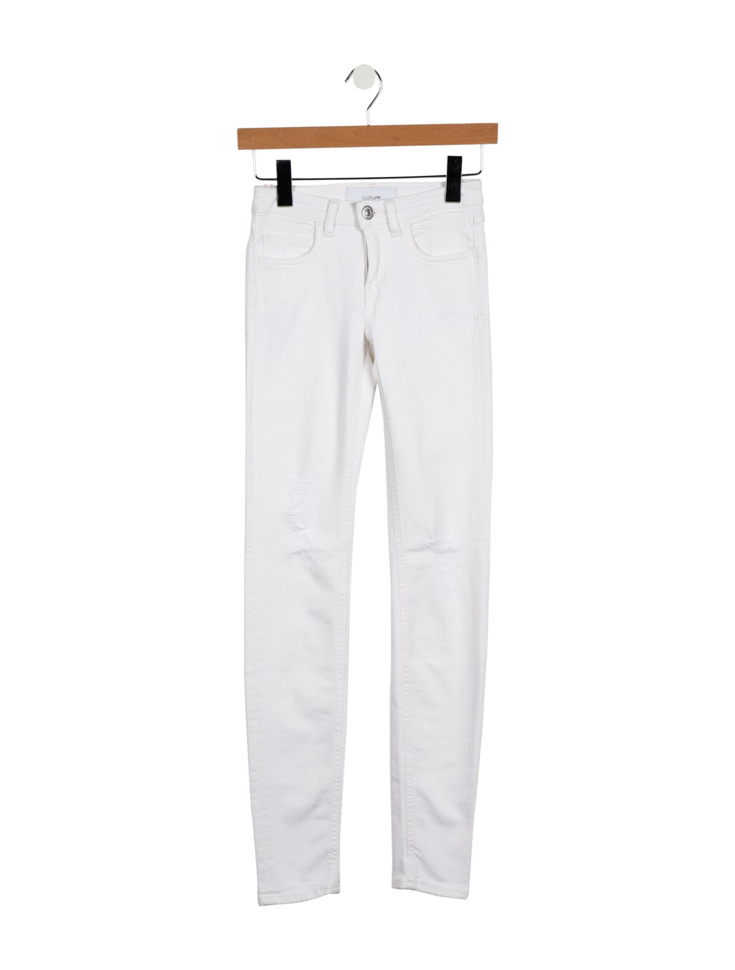 Haikure Low-Rise Skinny Leg Jeans