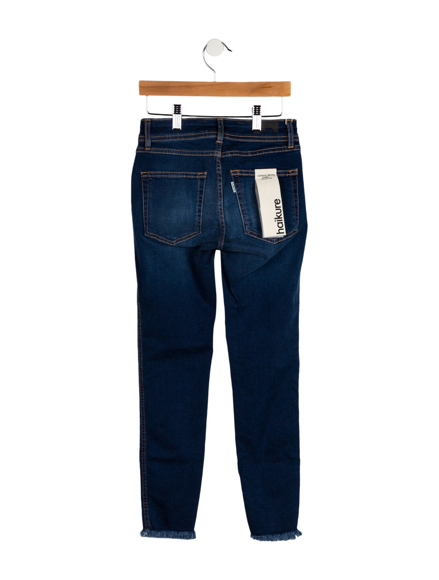 Haikure Low-Rise Skinny Leg Jeans
