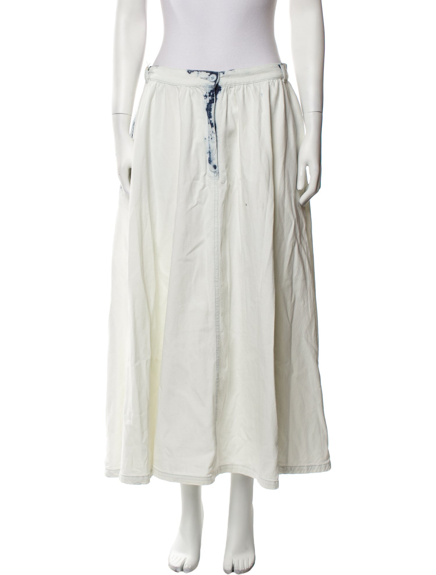 Haikure Midi Length Skirt