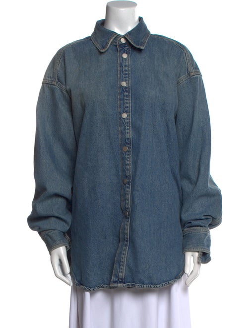 Haikure Long Sleeve Button-Up Top