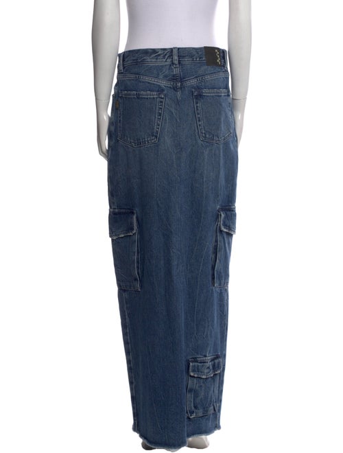 Haikure Distressed Accents Long Skirt