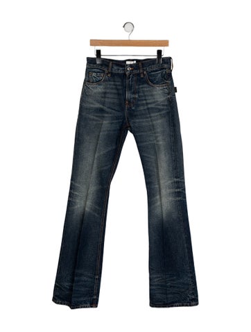 Pre-owned Haikure Mid-rise Wide Leg Jeans W/ Tags In Blue