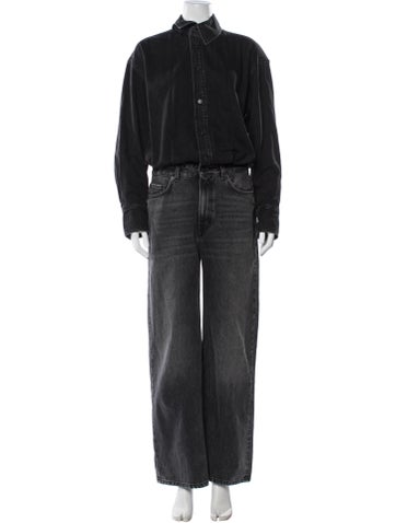 Pre-owned Haikure Jumpsuit In Grey