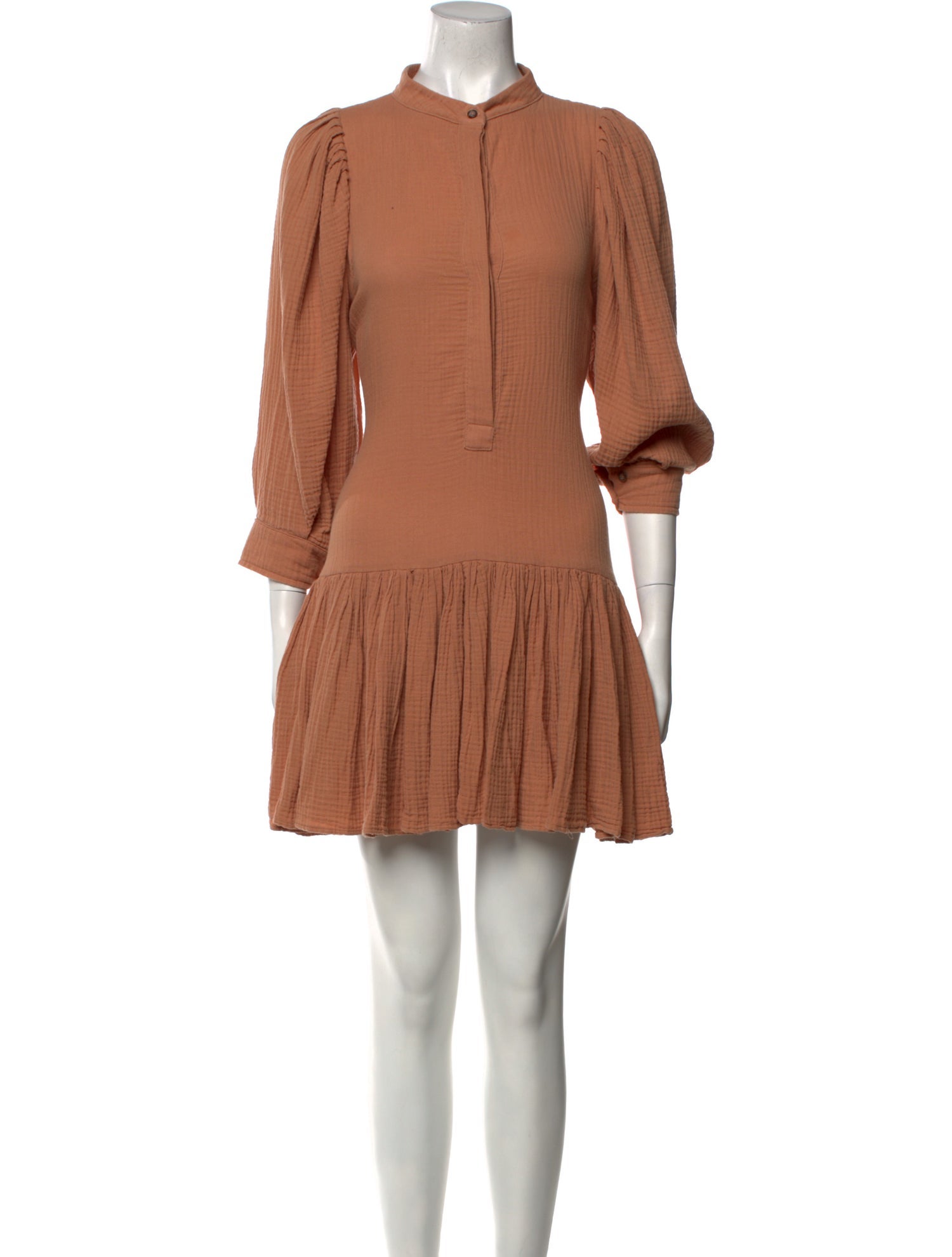 Heidi Merrick Mock Neck Mini Dress