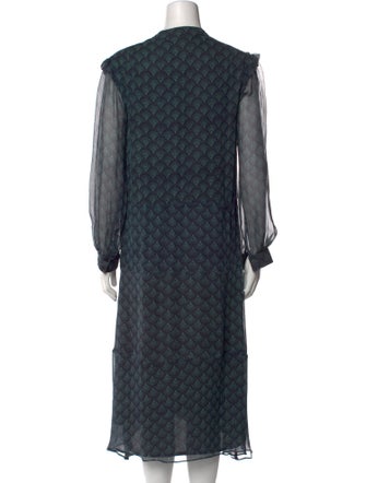 Heidi Merrick Printed Long Dress