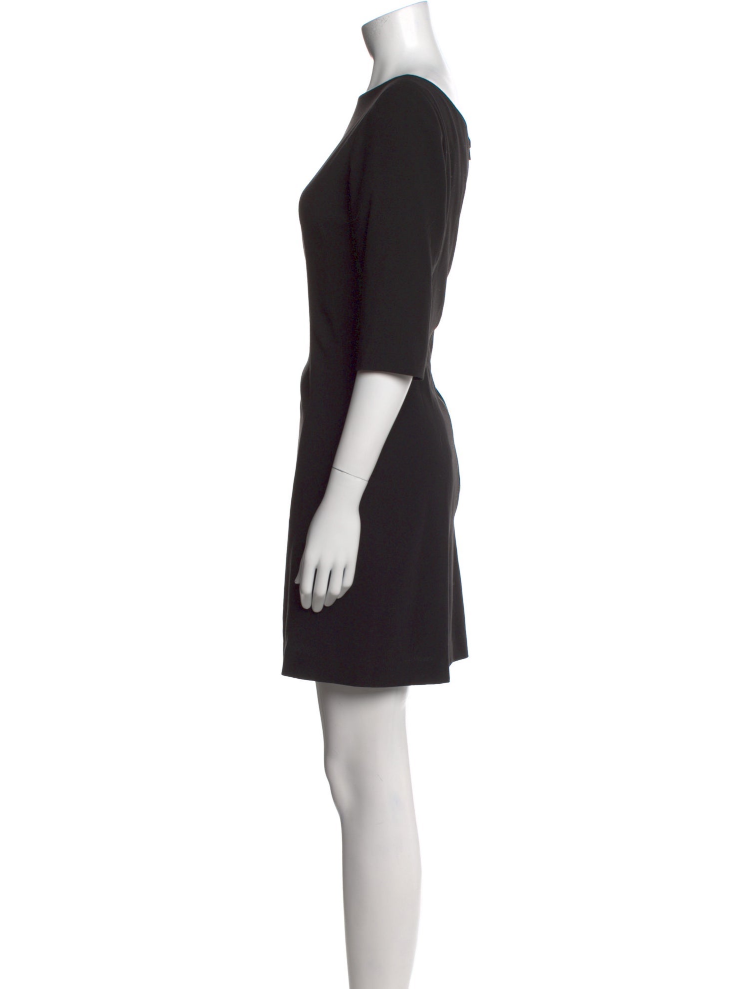 Heidi Merrick Bateau Neckline Mini Dress
