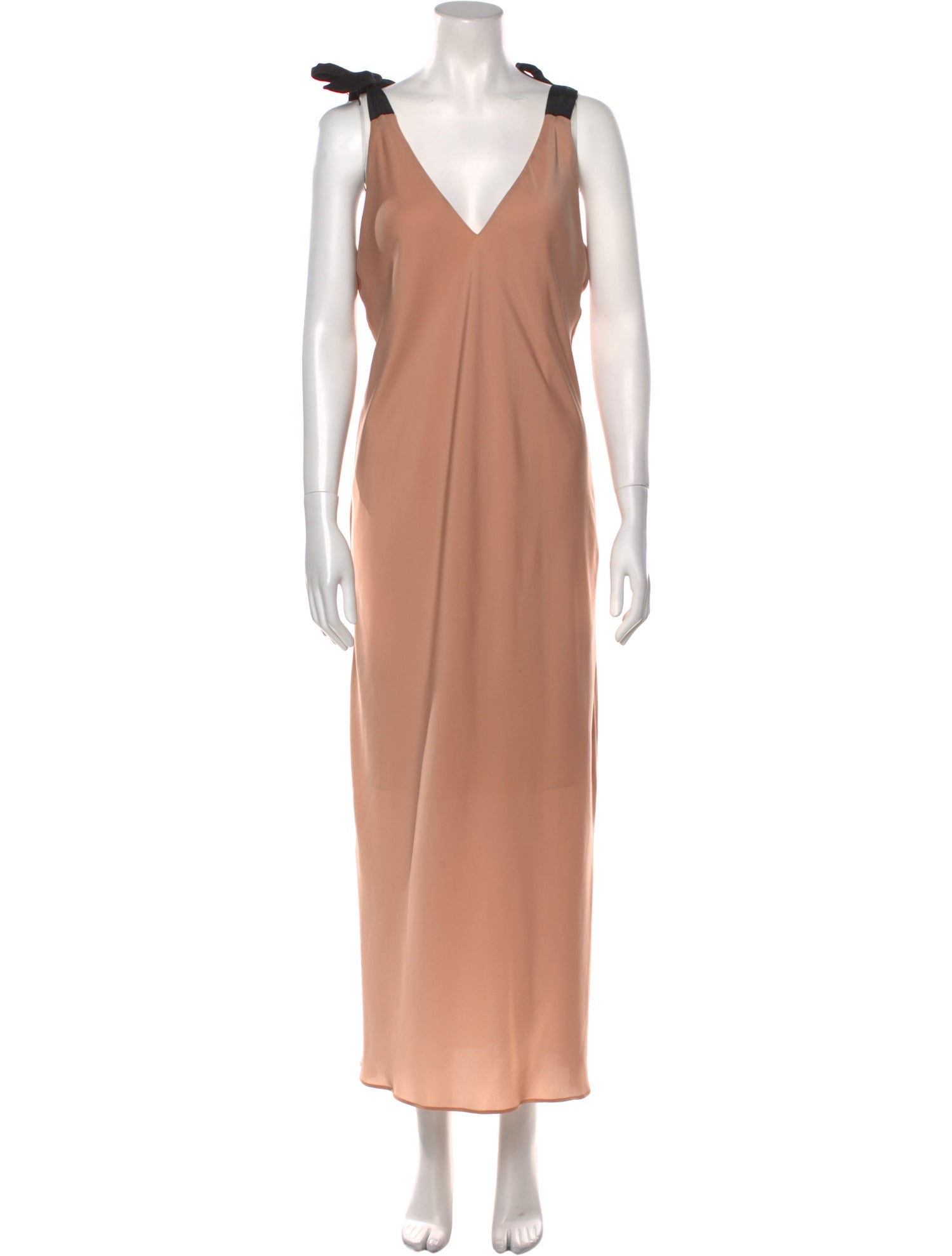 Heidi Merrick V-Neck Long Dress