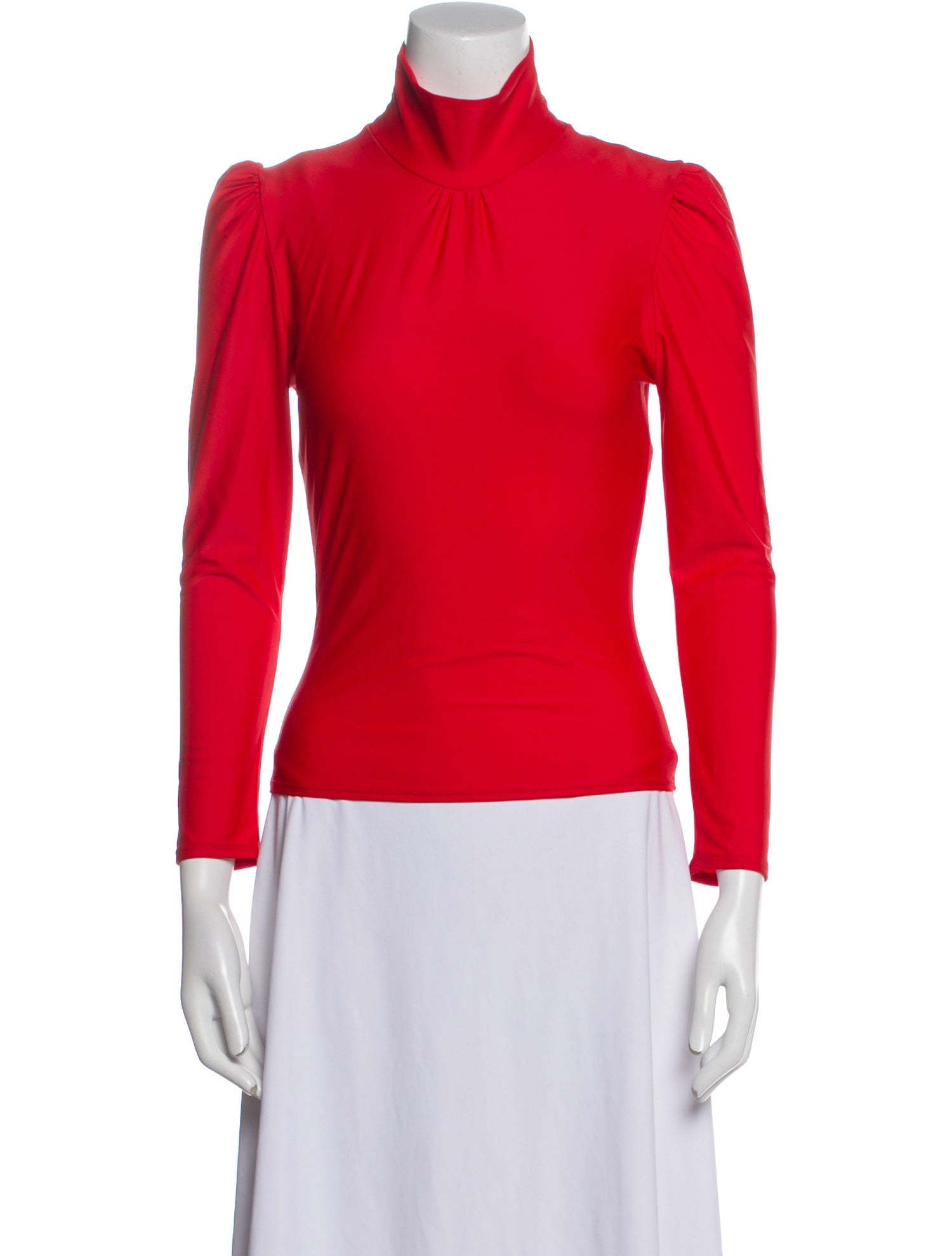 Heidi Merrick Turtleneck Three-Quarter Sleeve Top
