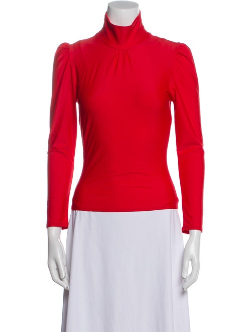 Heidi Merrick Turtleneck Three-Quarter Sleeve Top
