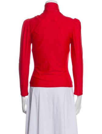 Heidi Merrick Turtleneck Three-Quarter Sleeve Top