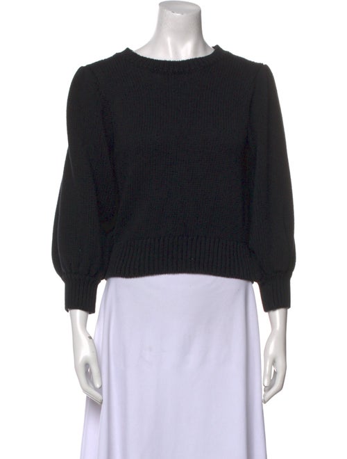 Heidi Merrick Bateau Neckline Three-Quarter Sleeve Sweatshirt