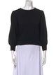 Heidi Merrick Bateau Neckline Three-Quarter Sleeve Sweatshirt