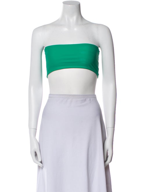 Heidi Merrick Strapless Crop Top