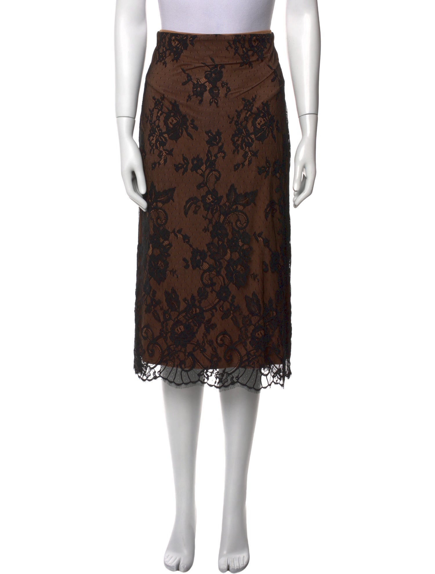 Heidi Merrick Lace Midi Length Skirt