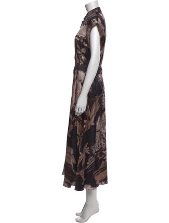 Heidi Merrick Silk Long Dress
