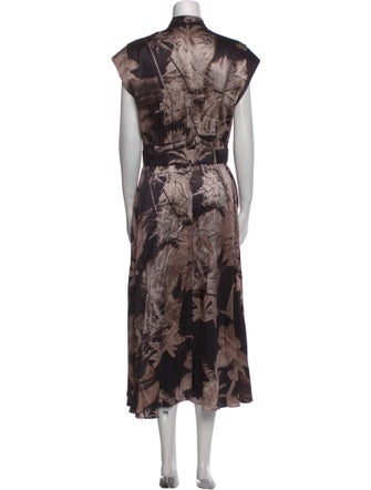 Heidi Merrick Silk Long Dress