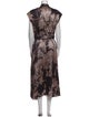 Heidi Merrick Silk Long Dress