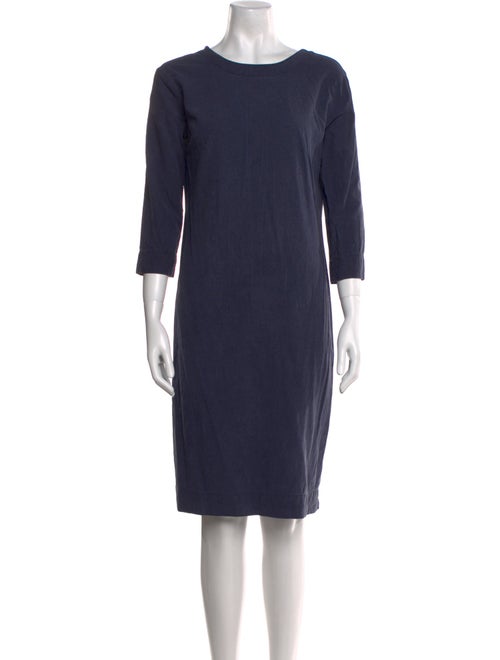 Heidi Merrick Bateau Neckline Knee-Length Dress