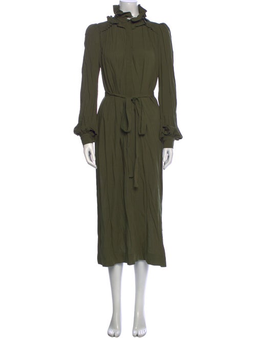 Heidi Merrick Mock Neck Long Dress