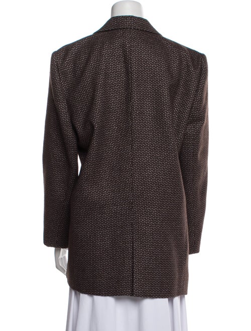 Heidi Merrick Virgin Wool Tweed Pattern Coat