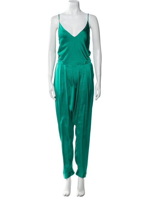 Heidi Merrick Plunge Neckline Jumpsuit