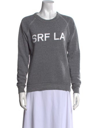 Heidi Merrick Graphic Print Crew Neck Sweatshirt