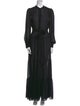 Heidi Merrick Mock Neck Long Dress