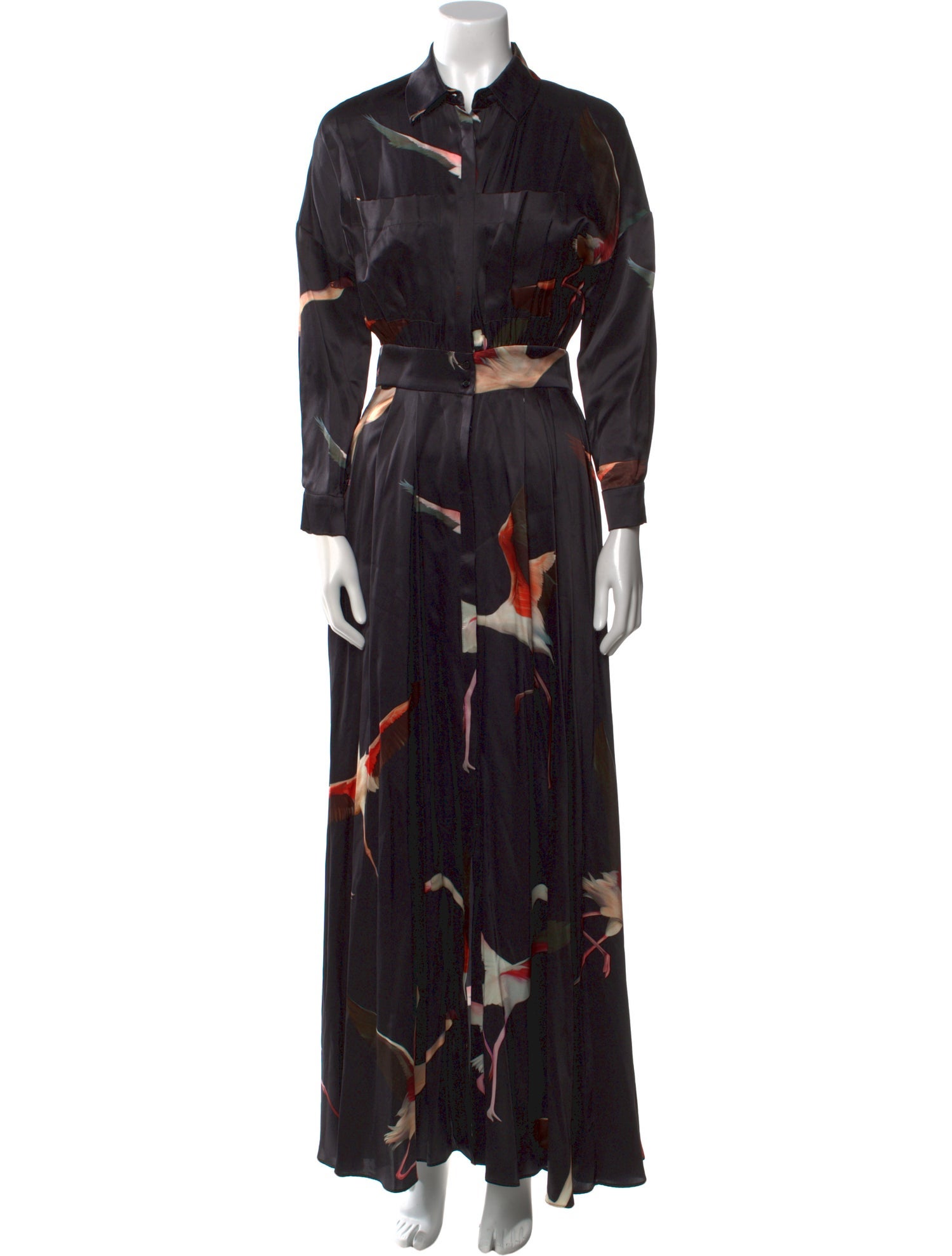 Heidi Merrick Silk Long Dress