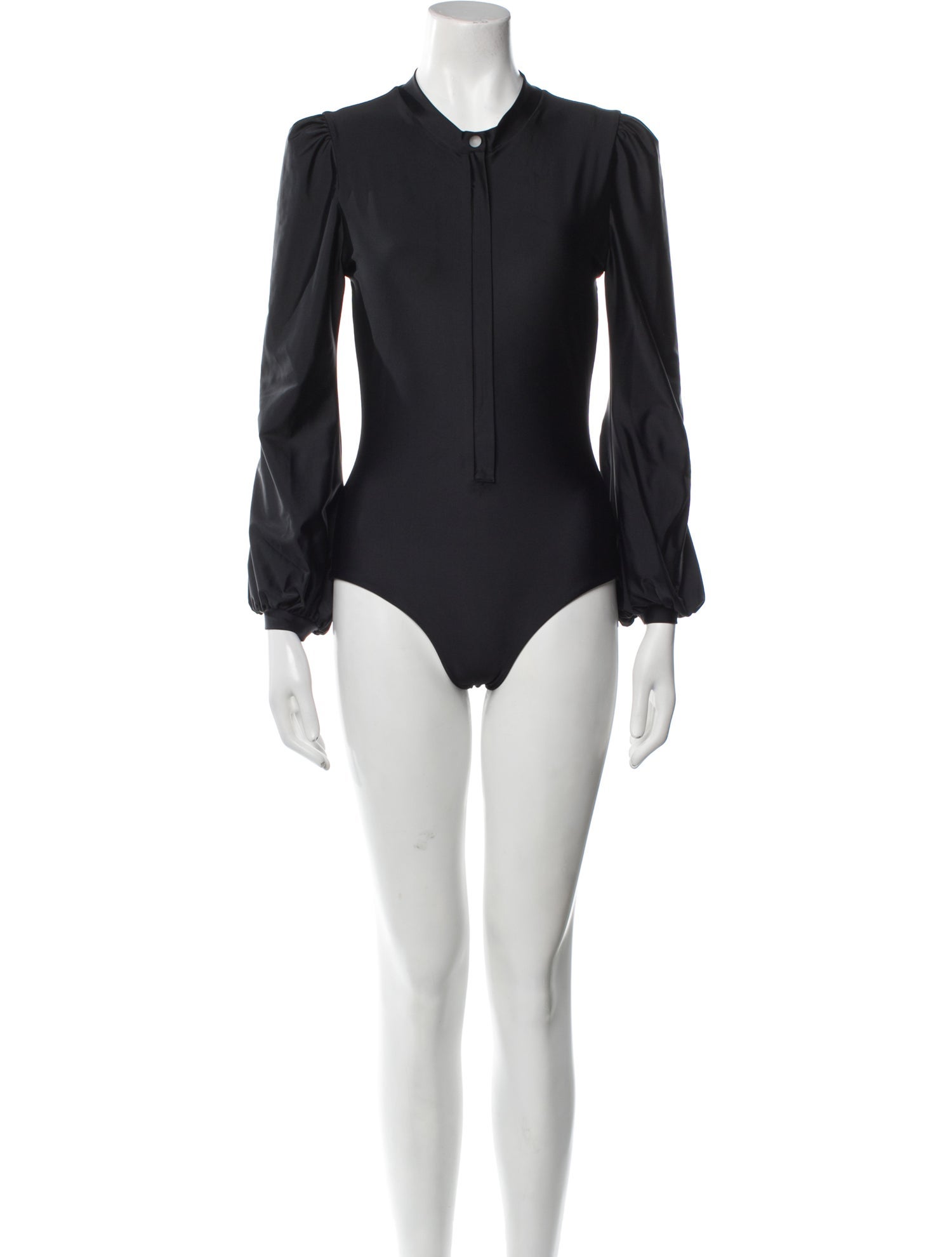 Heidi Merrick Mock Neck Long Sleeve Bodysuit