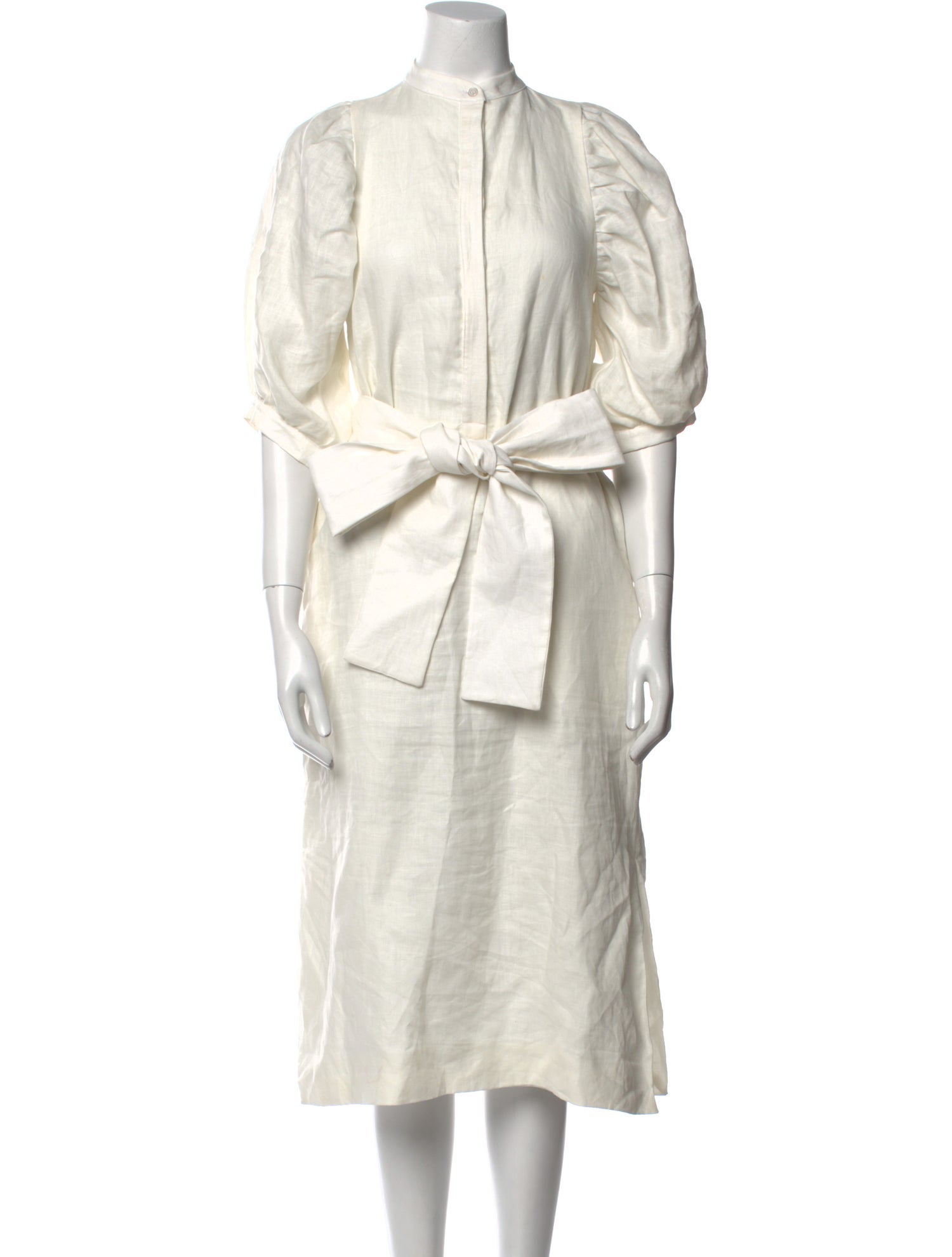 Heidi Merrick Mock Neck Midi Length Dress