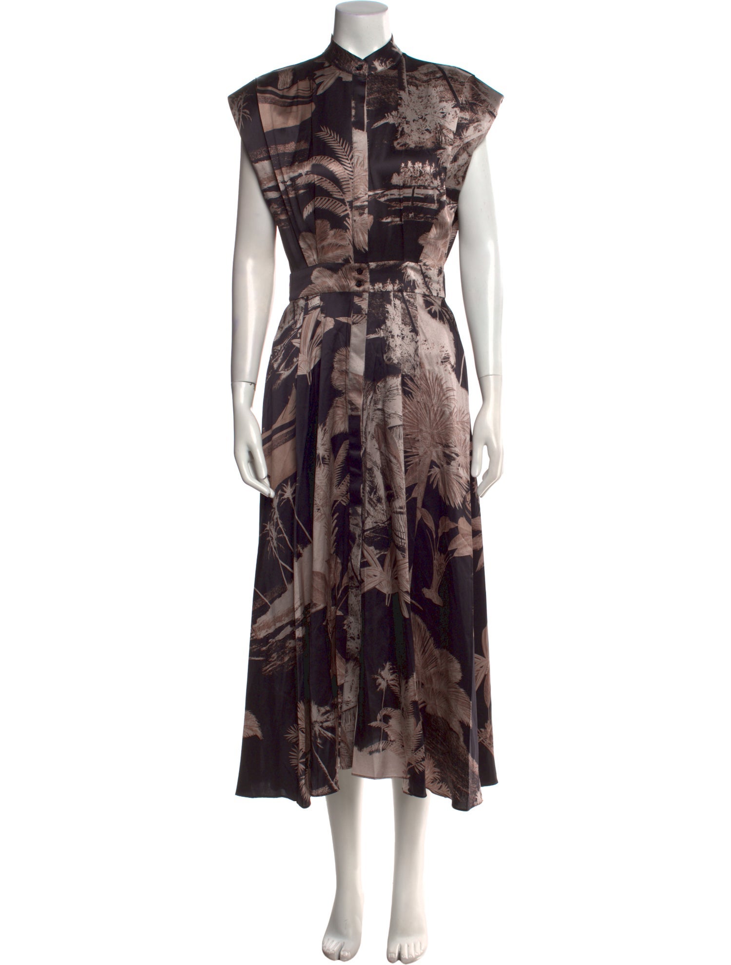 Heidi Merrick Silk Long Dress