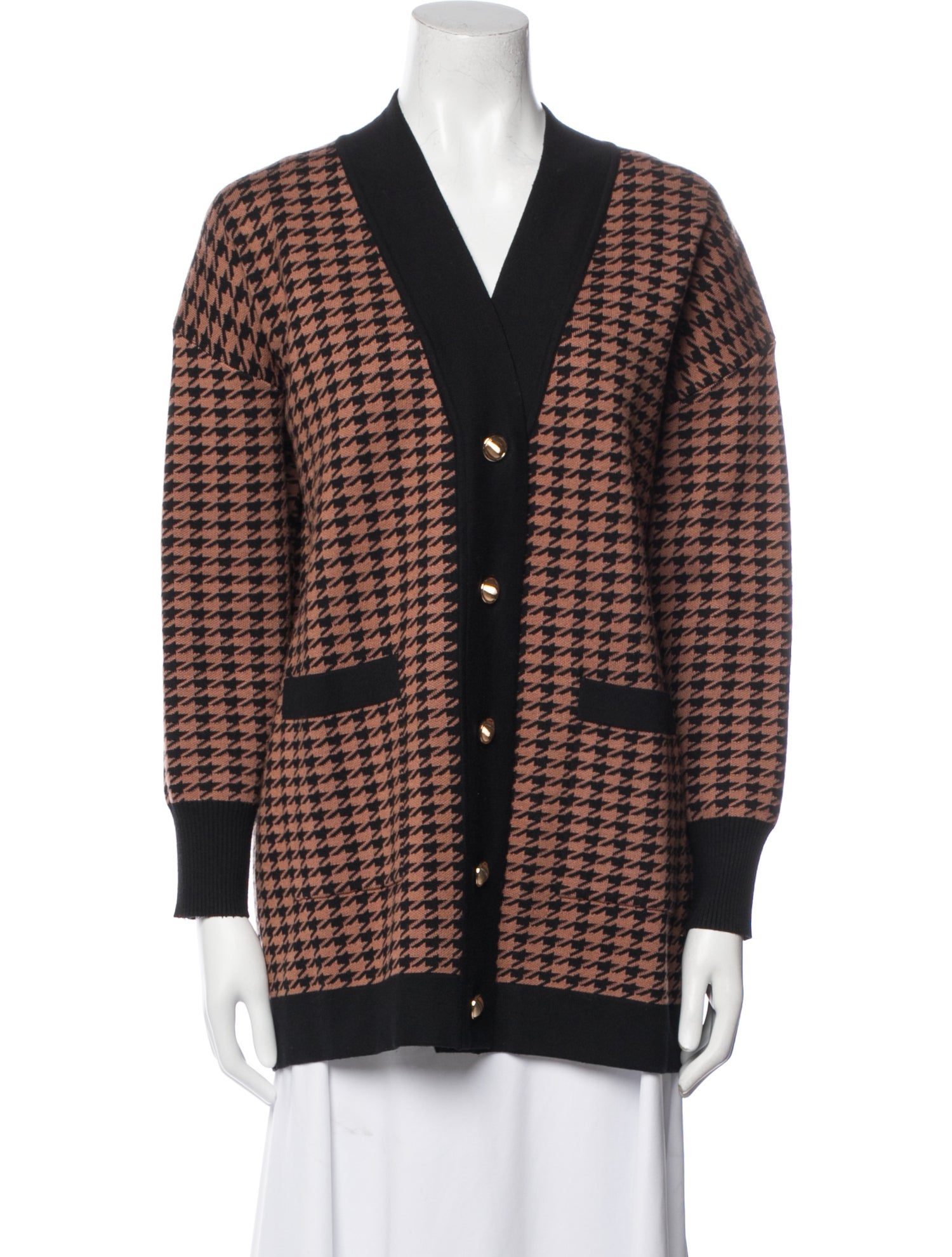 Heidi Merrick Houndstooth Print Blazer w/ Tags