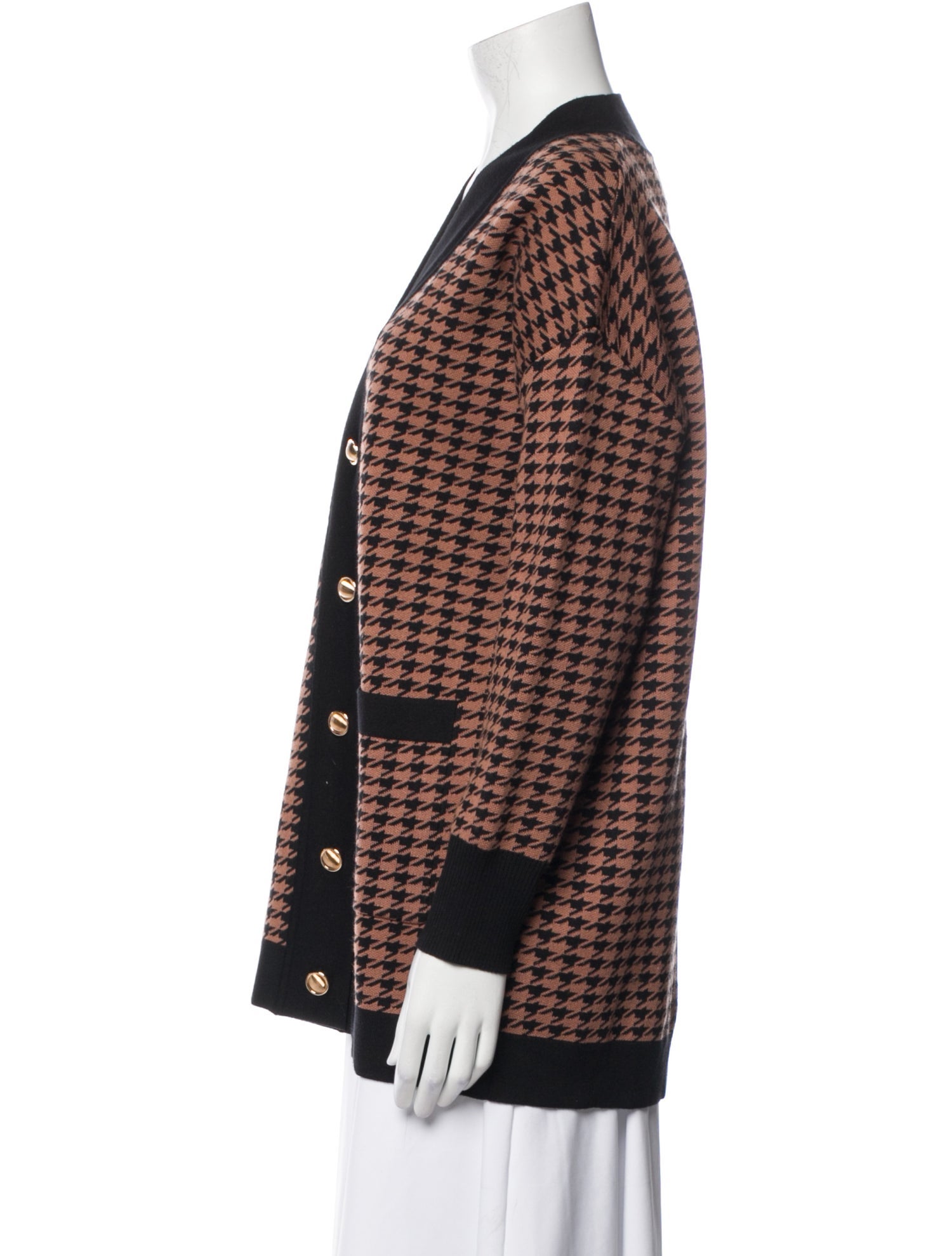 Heidi Merrick Houndstooth Print Blazer w/ Tags