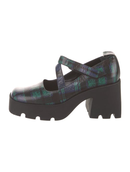 Heaven by Marc Jacobs x Nodaleto Leather Plaid Print Pumps
