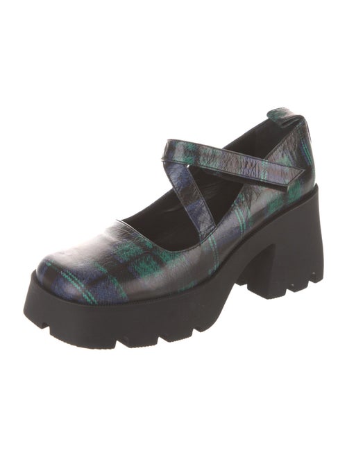 Heaven by Marc Jacobs x Nodaleto Leather Plaid Print Pumps