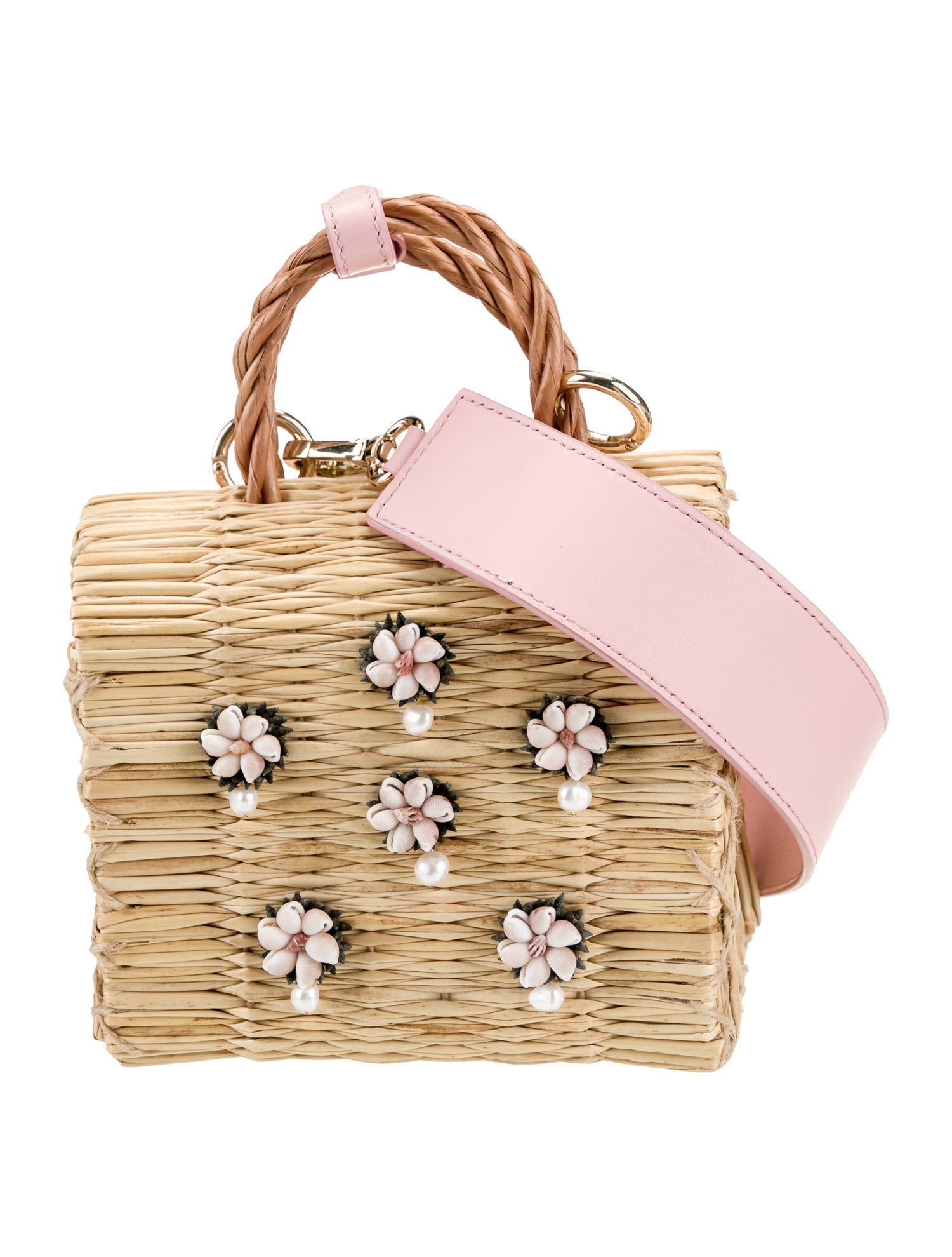 Heimat Atlantica Straw Top Handle Bag