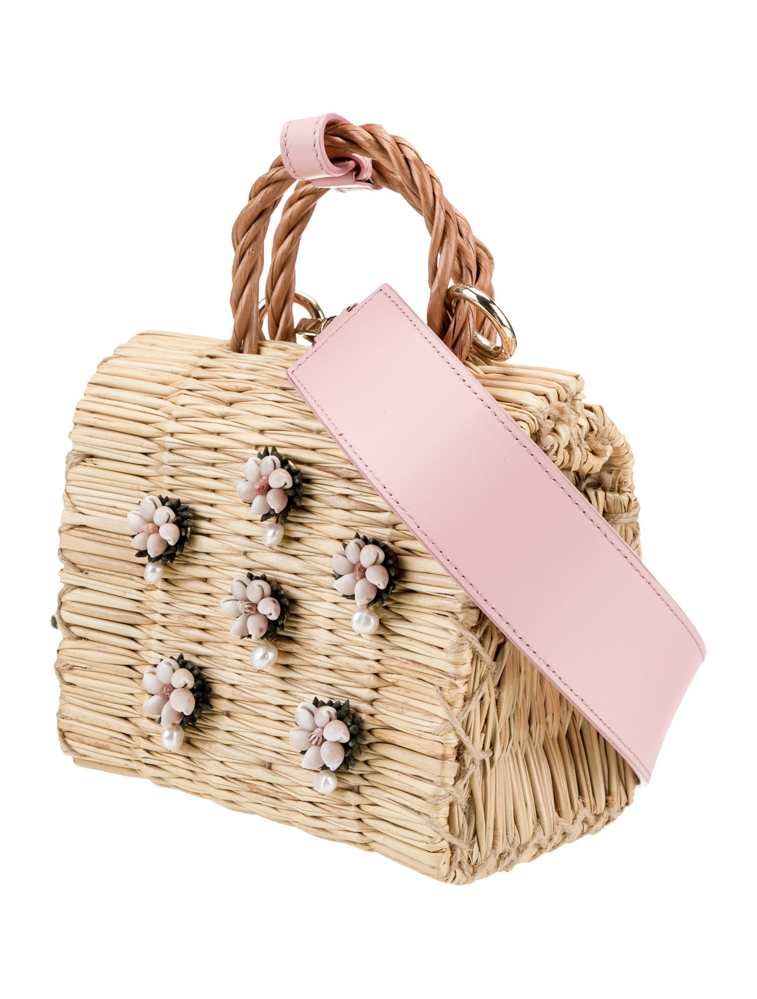 Heimat Atlantica Straw Top Handle Bag