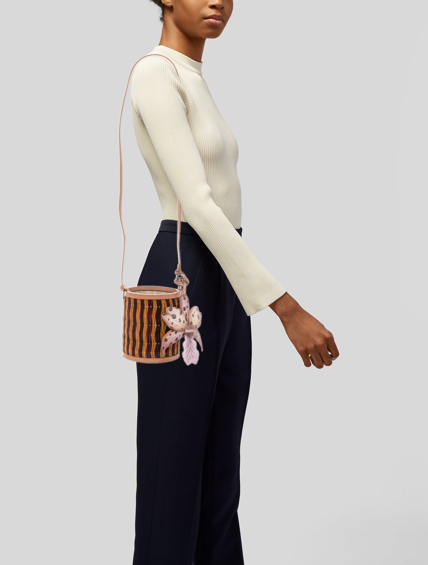 Heimat Atlantica Raffia Crossbody Bag