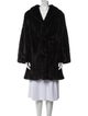 Henig Furs Mink Printed Fur Coat