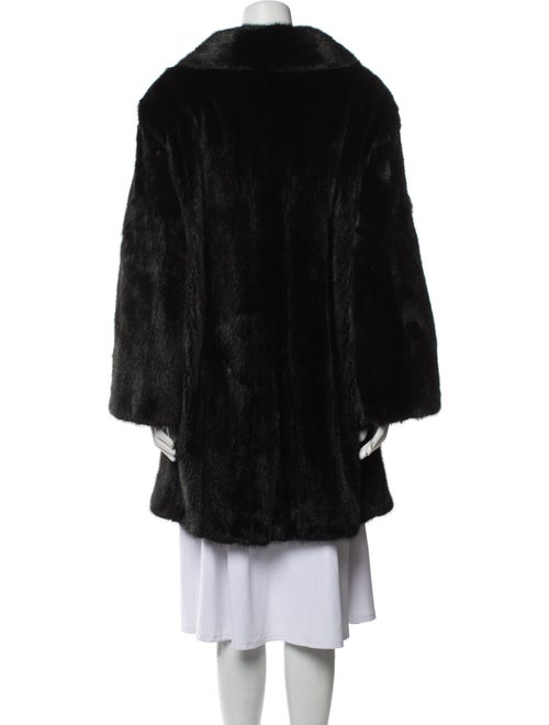 Henig Furs Mink Printed Fur Coat