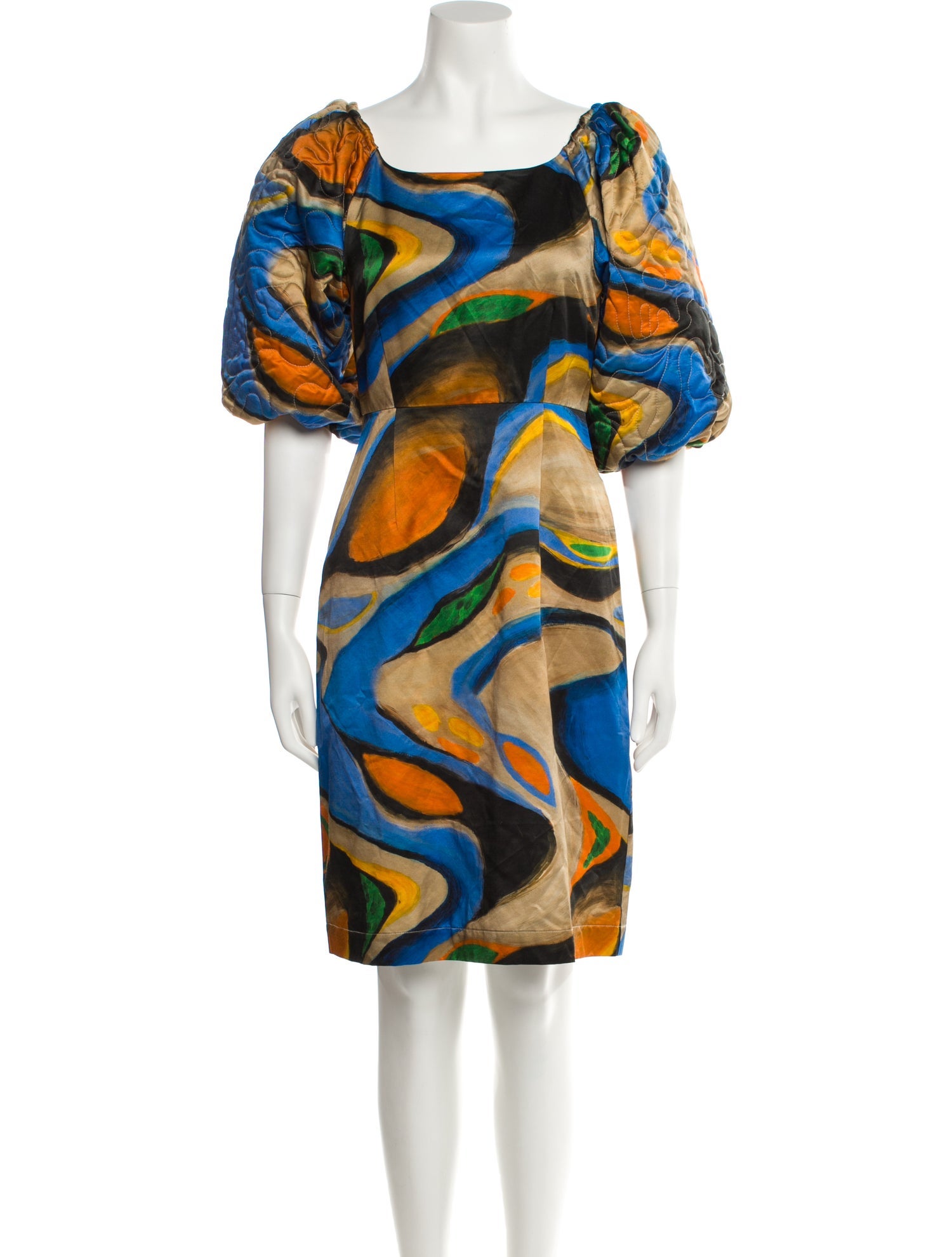 Helmstedt Printed Knee-Length Dress