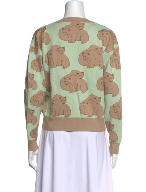 Helmstedt Printed Crew Neck Sweater