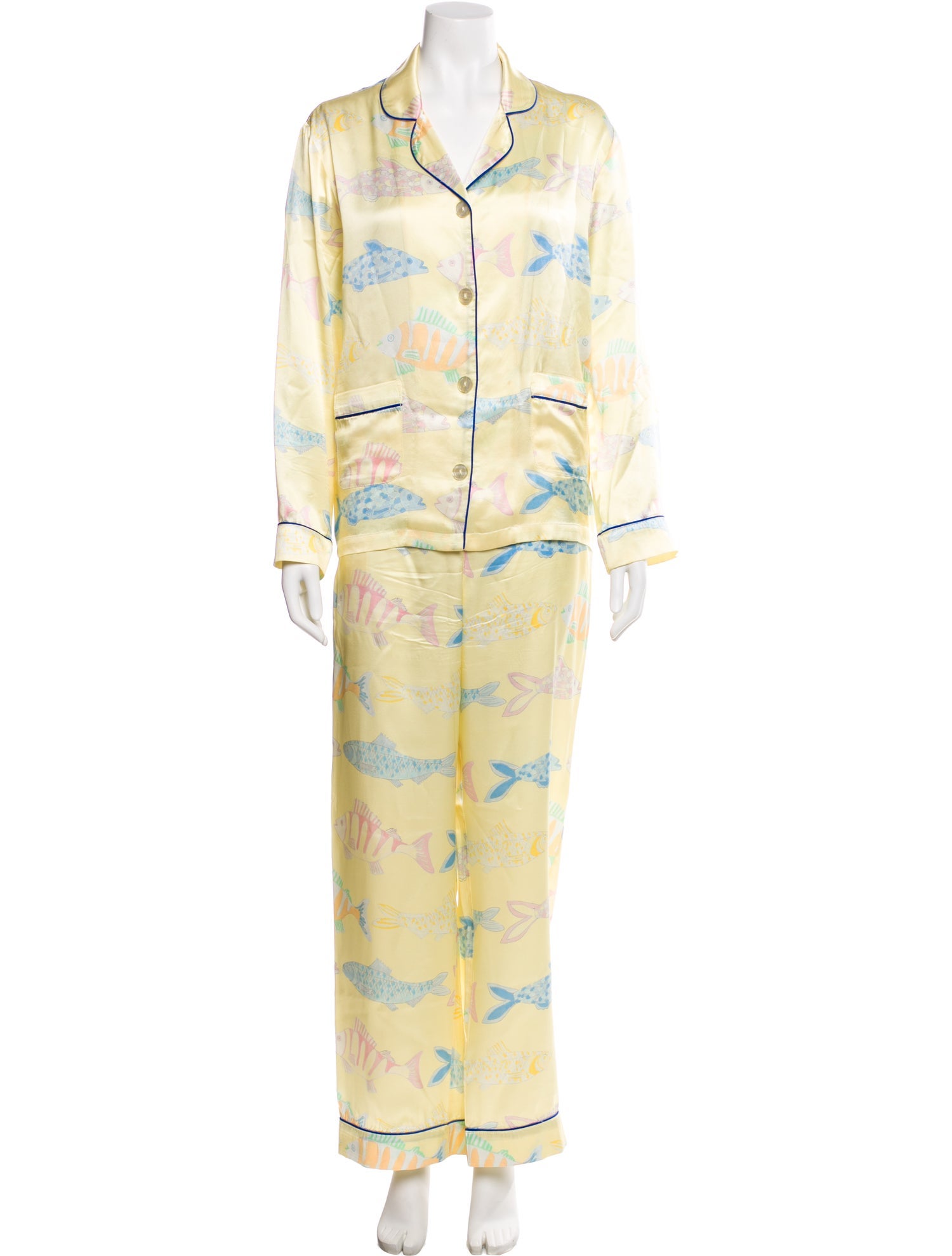 Helmstedt Silk Printed Pajamas
