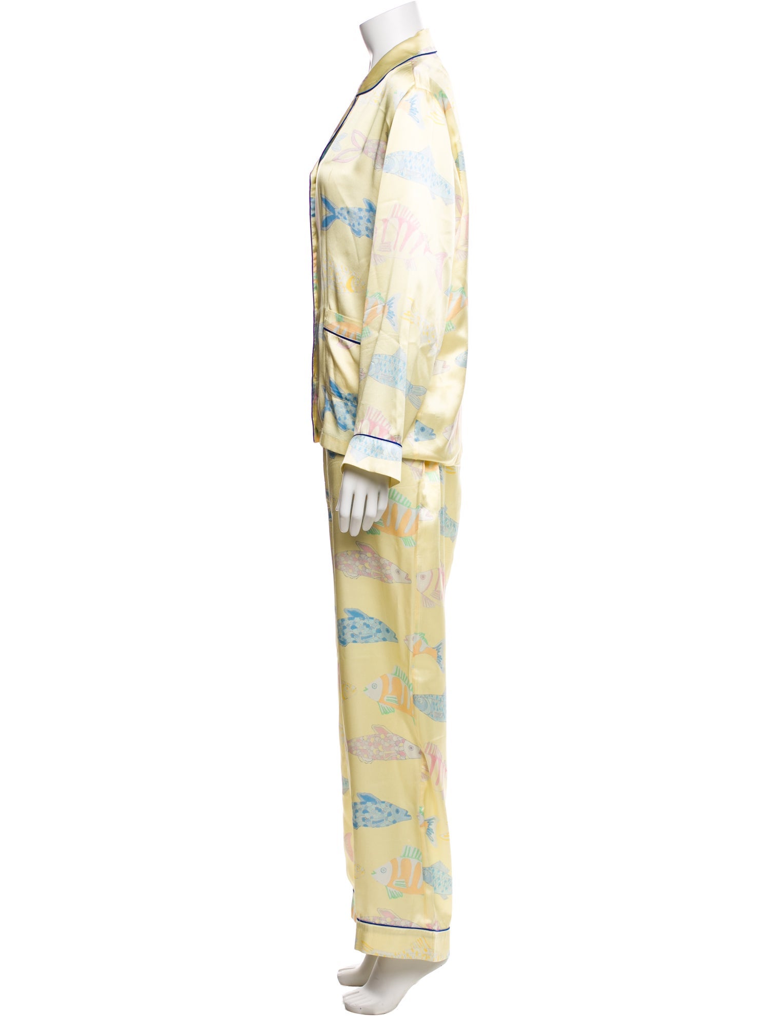Helmstedt Silk Printed Pajamas