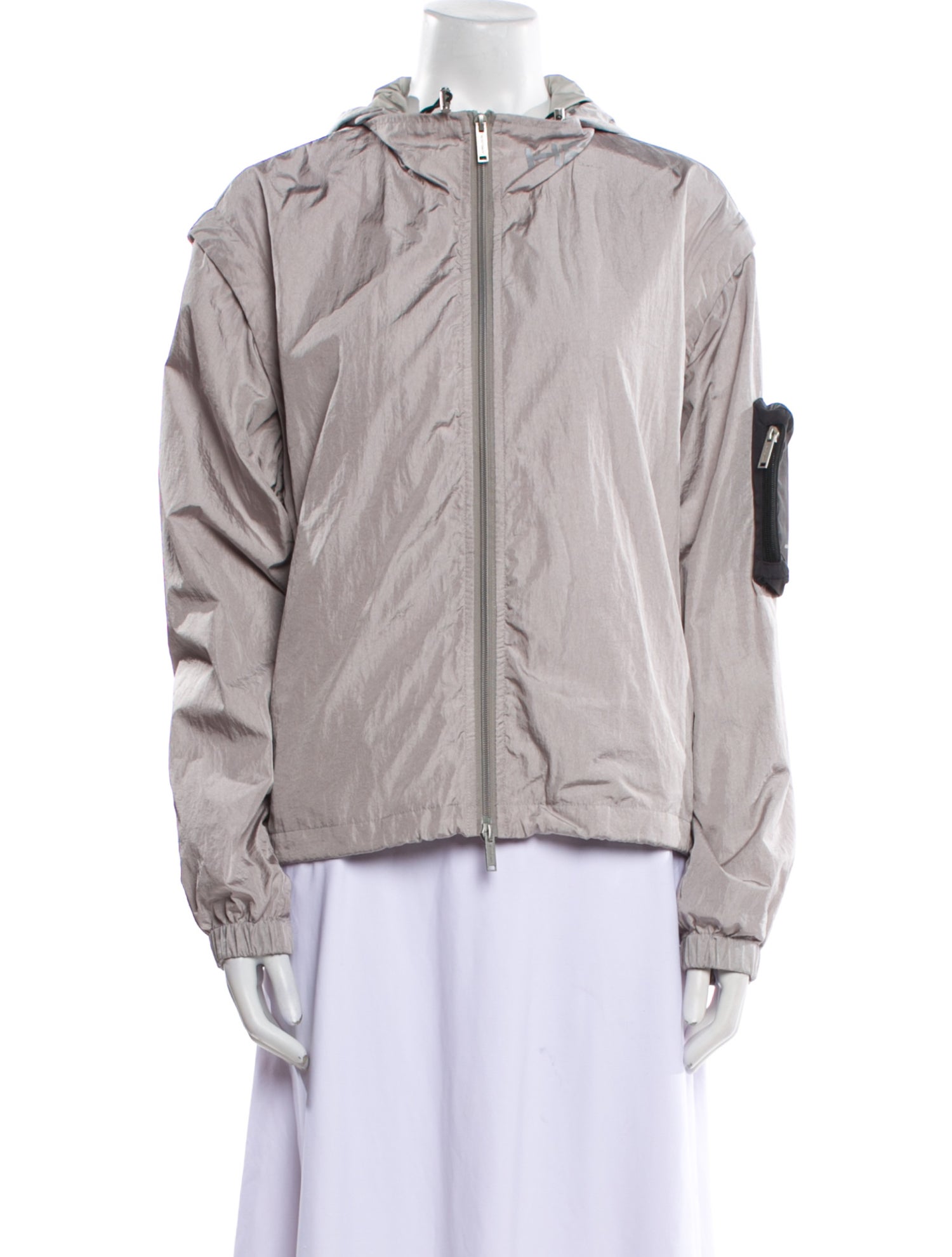 Heliot Emil Cropped Nylon Jacket